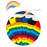 Direct Sales Colorful Tube Crew Rainbow Striped Socks for Women Girls