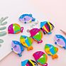 Direct Selling Promotional Eraser Rubber 3D Fish Shape Kids Novelty Gifts Cute Eraser Set Cartoon Erasers