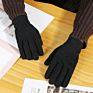 Direct Warm Gloves for Men and Women Thick Wool Knitted Touch Screen Gloves