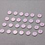Diy Charms for Baby Pin Necklace 104 a Bag 26 Letters Silver Gold Plated Pink White Black Enamel English Letter Charm