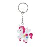 Diy Cute Fairytale Pvc Unicorn Keychain Multi-Style Horse Key Rings Holder Alloy Key Chain for Woman Girls Gift Jewelry