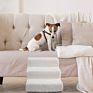 Dog Cat Toys Sprots Stairs 3 Step Removable Zipper Cover High Density Foam Portable Lightweight Ramp Pet Step Stairs for Dogs