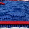 Dog Towel Ultra Soft Microfiber Chenille Dog Pet Bath Dry Towel Hand Pockets Super Absorbent Durable Quick Drying Washable Towel
