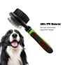 Double Sided Slicker and Bristle Brush Dog Cat Hair Grooming Tool