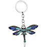 Dragonfly Charms Keychains Dragonfly Key Chains Rings Crystal Insects Pendants Keyrings Women Girls Accessories Presents Jewelry