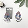Dream Catcher Bead Earrings Dangle for Women"Japan Seed Bead" Girls Hypoallergenic Beaded Native American