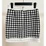 Dropshipping Tweed Houndstooth Two Piece Jacket Short Skirt Set for Women,Women Two Piece Jacket Short