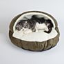 Dropshipping Warm Deep Sleep Animal Bed round Pet Bed Soft Cat and Dog Bed