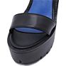 Dropshipping White Sandal Shoes for Women High Thick Heels Sandals Platform Casual