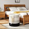 Durable Soft Customized round Foldable Storage Cotton Rope Laundry Basket