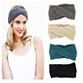 Ear Warmer Headband Women Elastic Wool Knitted Head Wrap Girls Elegant Hair Accessories