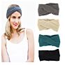 Ear Warmer Headband Women Elastic Wool Knitted Head Wrap Girls Elegant Hair Accessories