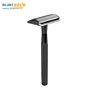 Eco Friendly Double Edge Shaving Men Safety Razor Black Reusable Metal Razor