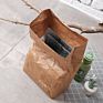 Eco Friendly Reusable Lunch Cooler Bag Tote Kraft Paper Lunch Bag