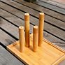 Eco Natural Bamboo Tube Toothbrush Holder for Bamboo Toothbrush Travel Kit