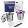 Economical and Eco-Friendly Stainless Steel K Cup Compatible with Keurig 2.0 Brewer.