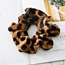 Elastic Satin Animal Printing Women Hair Band Ropes Chic Leopard Pattern Hair Scrunchies Accessories