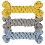 Elephant Lion Crocodile Bone Chew Cotton Rope Dog Toys