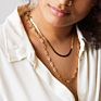Emanco Cuban Paperclip Link Chain Choker Necklace Women Jewelry Steel Stainless Steel Necklaces