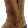 En20345 Mining Work Steel Toe Cap Customized Leather Half Knee S3 Long Cowboy Goodyear Welt Safety Boots for Men