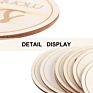 En 71 Wooden Baby Monthly Milestone Cards round Numbers Shower Gift Birth Announcement Disc Record Month Set Photography Props