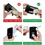 Epsilon Ultra Minimalist Wallet Carbon Fiber Rfid Blocking Card Holder Elastic Webbing Wallet Money Clip Kartenetui Rfid