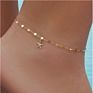 European Simple All-Match Alloy Pendant Anklet Jewelry