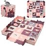 Eva Foam Puzzle Mat Baby Play Mat with Shape Match Cute Animal Fence and Floor Foam Tiles
