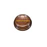 Fancy Dog Bowl Mesh Cutting Designer Copper Stand with Steel Feeding Cup Pet Tub for Pet Animals Feeding Pet Bowls