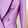 Fancy Purple Formal Office Designers Stylish High Street Ladies Button Women's Suit Coats