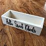 Farmhouse White Rustic Wood Boxes Bathroom Storage Organizer Decor Toilet Paper Holder