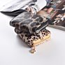 Fashionable Leopard Animal Designer Zipper Coin Purses Card Holder Short Wallet Zip around Women Leather Wallet