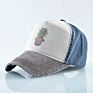 Fashionable Pineapple Assorted Colors Washed Cotton Baseball Cap Hats Sports Cap