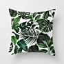 Fashionable Tropical Plant Polyester Hugging Pillow Case Office Fabric Sofa Cushion Cover Home Peach Skin Pillow Case