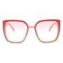 Fashionable Uv 400 Protected Lens Square Big Frame Women Sun Glasses Luxury Sunglasses Oversized