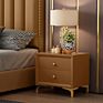 Faux Leather Upholstered Modern Nightstand Bedside Tables for Bedroom