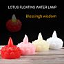 Flickering Flameless Tealight Led Candles Battery Operated Waterproof Outdoor Decorative Led Lotus Floating Candles