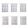 Flowers Printing Waterproof Metal Grommet Polymer Polyester Floral Shower Curtain