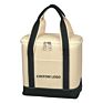 For Women and School Kids Zipper Thermal Cooler Tote Insulated Canvas Lunch Bag
