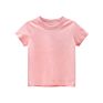 Free Sample Printing Plain T-Shirts Cotton for Kids Blank Plain Kids T-Shirts Logo Printing