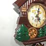 Full Time Music Report Time Mute Electric Digital Wall Clock Living Room Creative Wall Clock Antique Cuckoo Wall Clock