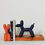 Funny Balloon Dog Ornaments Sculpture Figurine Bookend Desk Decor Pieces Color Accept