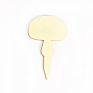 Garden Decorative Natural Wood Plant Markers Plant Labels Biodegradable Plant Stick
