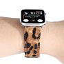 Genuine Leather Horsehair Classical Leopard Design for Apple Watch Series 4 Band Leather Strap for Smart Watch