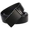 Gina Free Logo Men's Real Leather Ratchet Dress Belt with Automatic Buckle