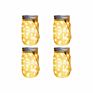 Glass Mason Bottle Color Solar Garden Lights Christmas Gifts Outdoor Ornaments Holiday Lighting -Sellin