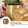 Golden Indoor Decor Ceramic Flower Vase Plant Pot