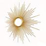 Golden Sunburst round Antique Metal Frame Interior Luxury Art Wall Hanging Mirror