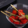 Gold/Silver 2-Tine Appetizer Dessert Forks Salad Cake Cocktail Tasting Forks and Knife Tableware for Party Banquet Birthday Wed