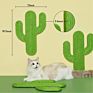 Green Corrugated Board Sisal Cat Scratching Post Cactus,Cactus Cat Scratcher